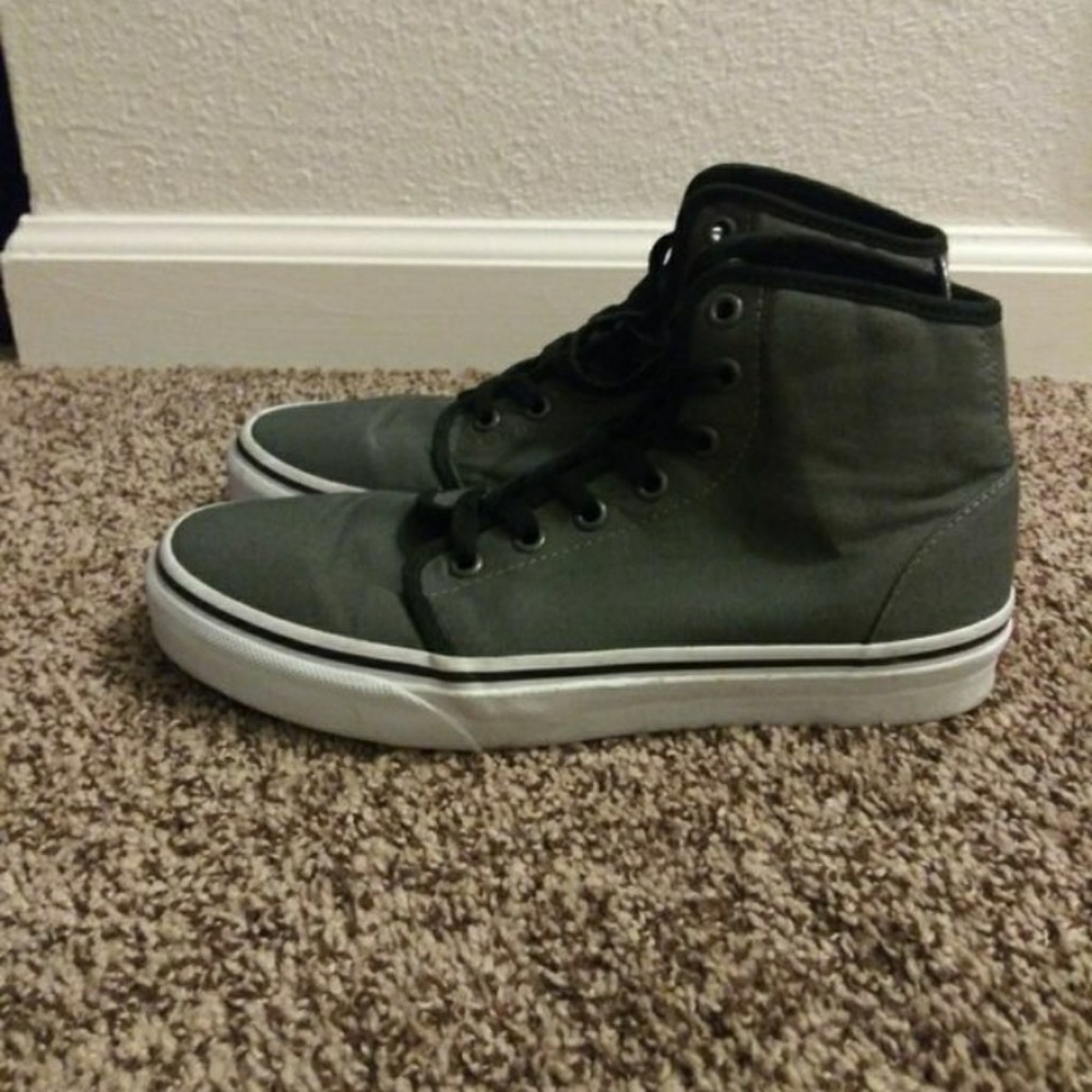 Grey Hi-top Vans